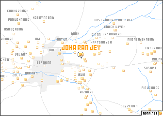 map of Joharānjey