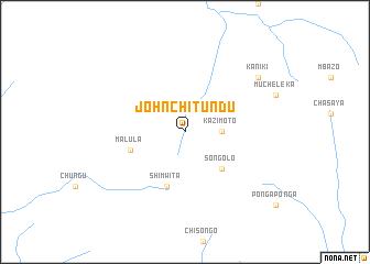 map of John Chitundu