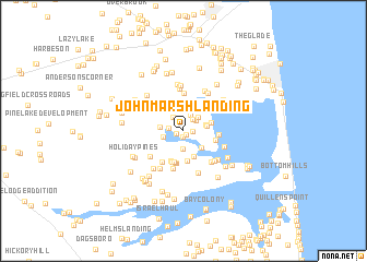 map of John Marsh Landing