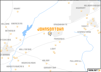 map of Johnsontown