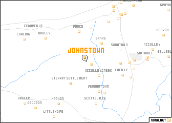 map of Johnstown