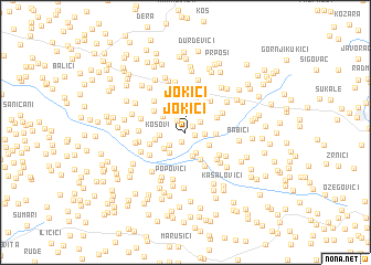 map of Jokići