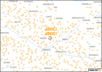 map of Jokići