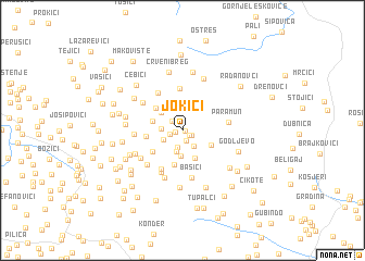 map of Jokići