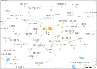 map of Jõksi