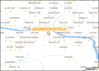 map of Jokūboniai Senieji