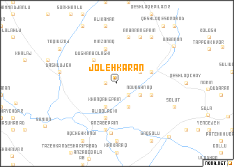 map of Joleh Karān