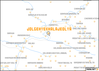 map of Jolgeh-ye Khalaj-e ‘Olyā