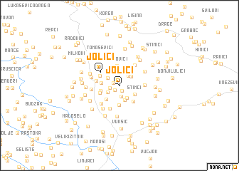map of Jolići