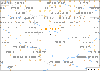 map of Jolimetz