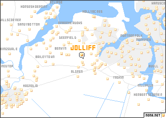 map of Jolliff