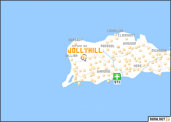 map of Jolly Hill