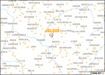 map of Jolque