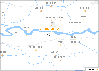 map of Jomashŭy