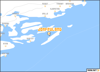 map of Jomfruland