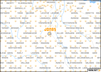 map of Jonas