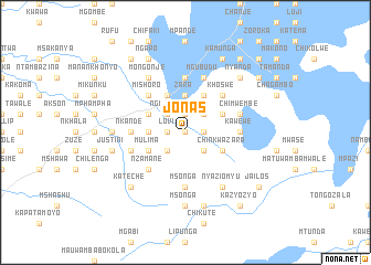map of Jonas