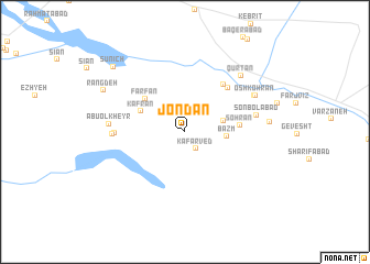 map of Jondān