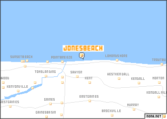 map of Jones Beach