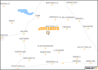 map of Jonesboro