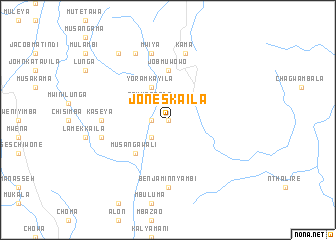 map of Jones Kaila