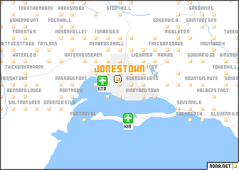 map of Jones Town