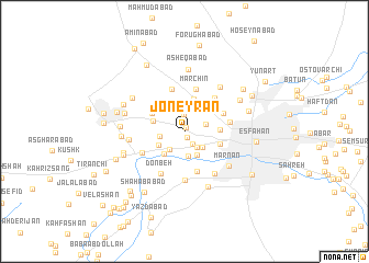 map of Joneyrān