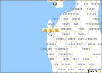 map of Jongowe