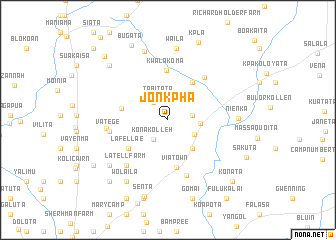 map of Jonkpha