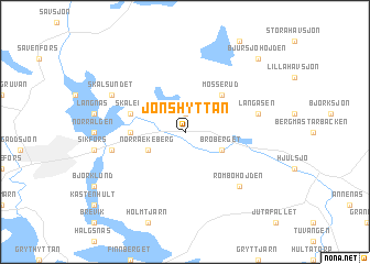 map of Jönshyttan