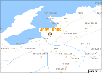 map of Jönslanna