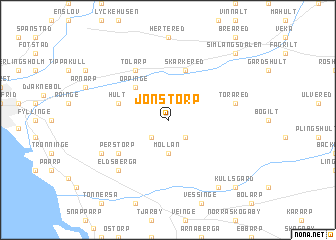 map of Jonstorp