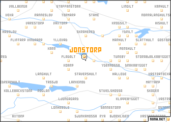 map of Jonstorp