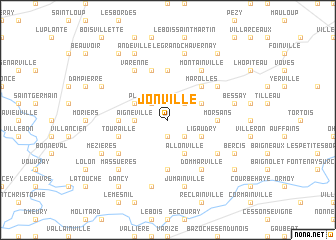 map of Jonville
