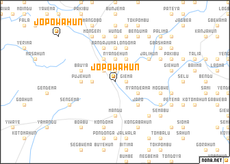 map of Jopowahun