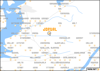 map of Jordal