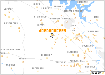 map of Jordan Acres