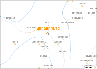 map of Jordán Alto