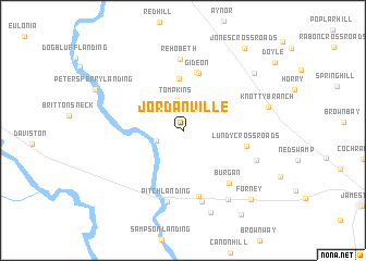 map of Jordanville