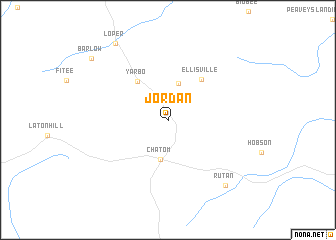 map of Jordan