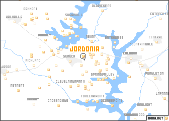 map of Jordonia