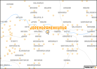 map of Jorem Drameh Kunda