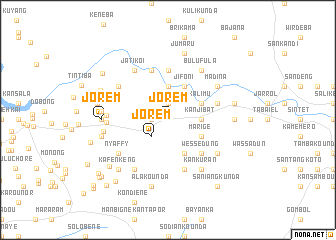 map of Jorem