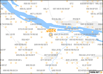 map of Jork