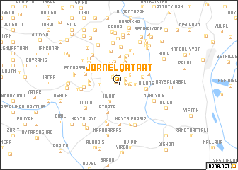 map of Jorn el Qataat