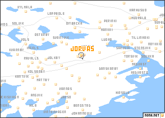 map of Jorvas