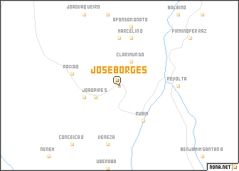 map of José Borges