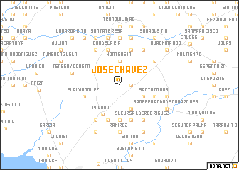 map of José Chávez