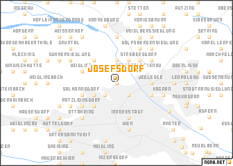 map of Josefsdorf