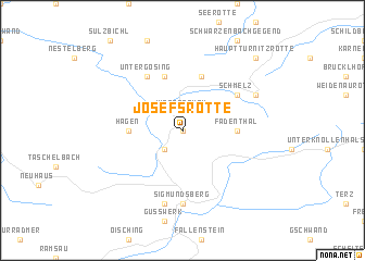 map of Josefsrotte